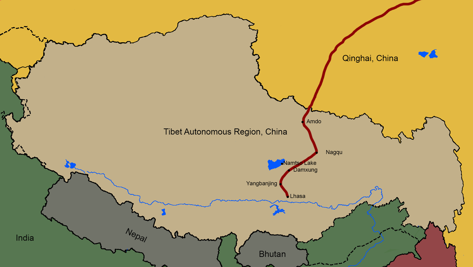 Qinghai to Tibet Highway Cycling Tour