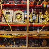Main relic of Samye Monastery with some personal belonging of Guru Rinpoche
