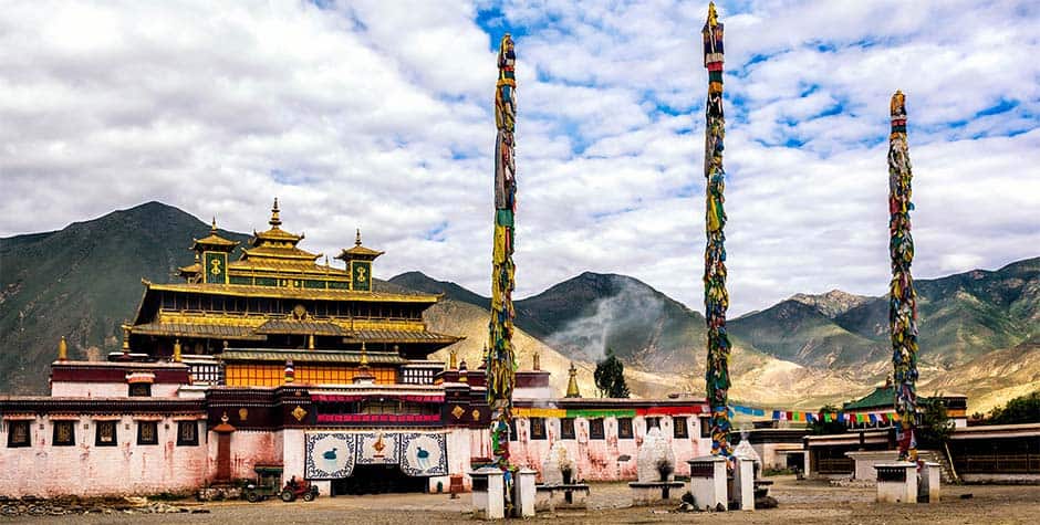 Samye Monastery in Lhokha Prefecture of Tibet