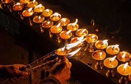 Butter lamp