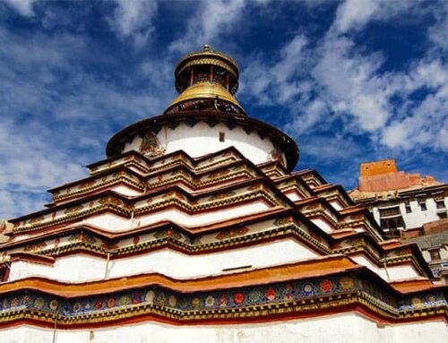 Tibetan Buddhist Stupa མཆོད་རྟེན་པ་།
