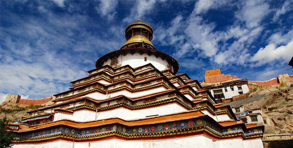 Tibetan Buddhist Stupa in Gyantse