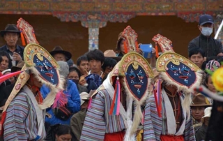 Tibetan Opera mask of Hunter