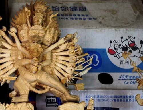 Tibetan Wood Carving