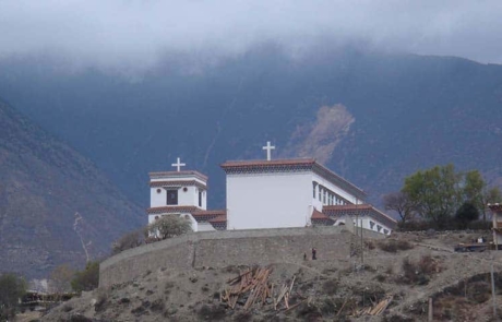 Tibetan church in Tibet