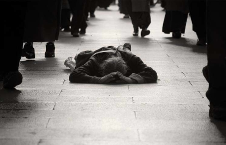 prostration in Barkhor street