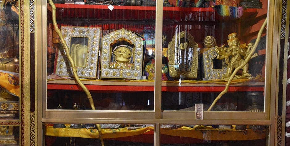 some personal belonging of the Guru Rinpoche in Samye Monastery