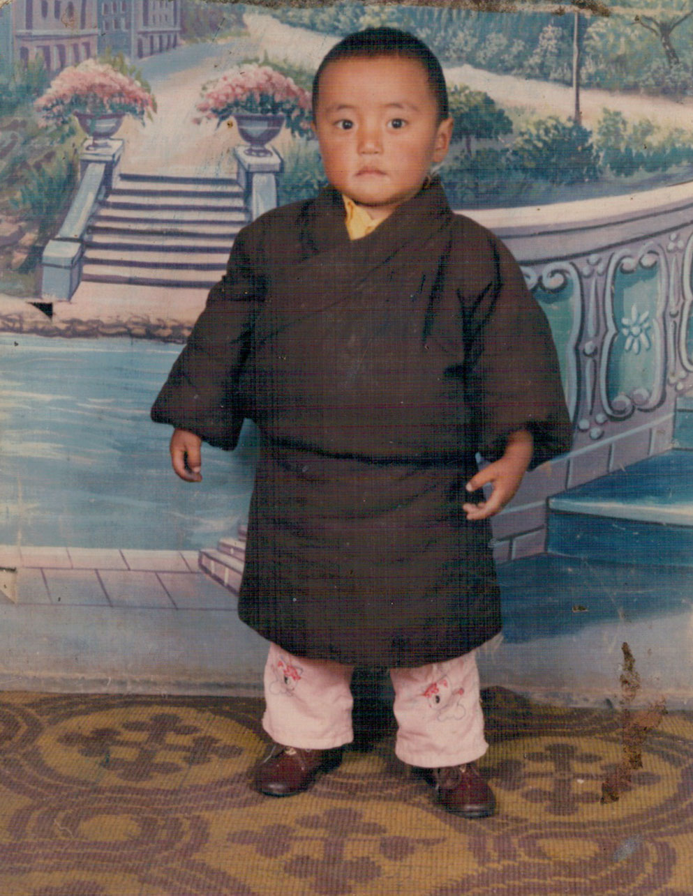 Tenzin as a young boy